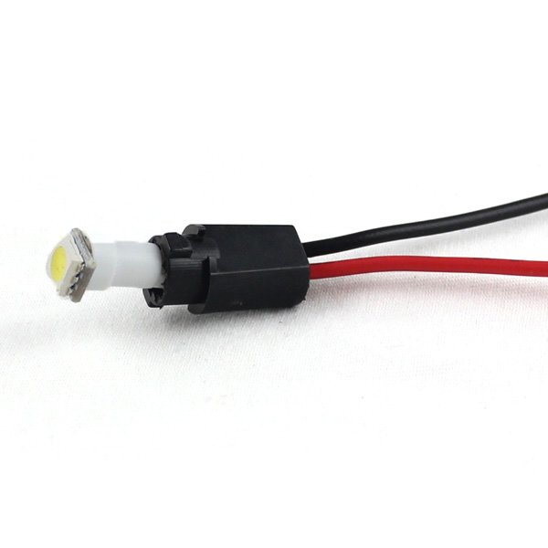 CAR-REFINE Car 286 T5 LED Bulb Lamp Socket T5 LED Bulbs Plug Holder LED Instrument Lamps Socket Extension Cables Connectors