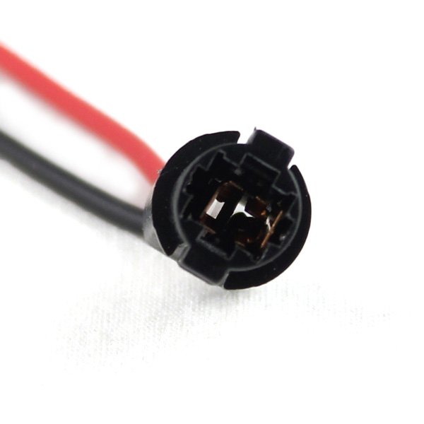 CAR-REFINE Car 286 T5 LED Bulb Lamp Socket T5 LED Bulbs Plug Holder LED Instrument Lamps Socket Extension Cables Connectors