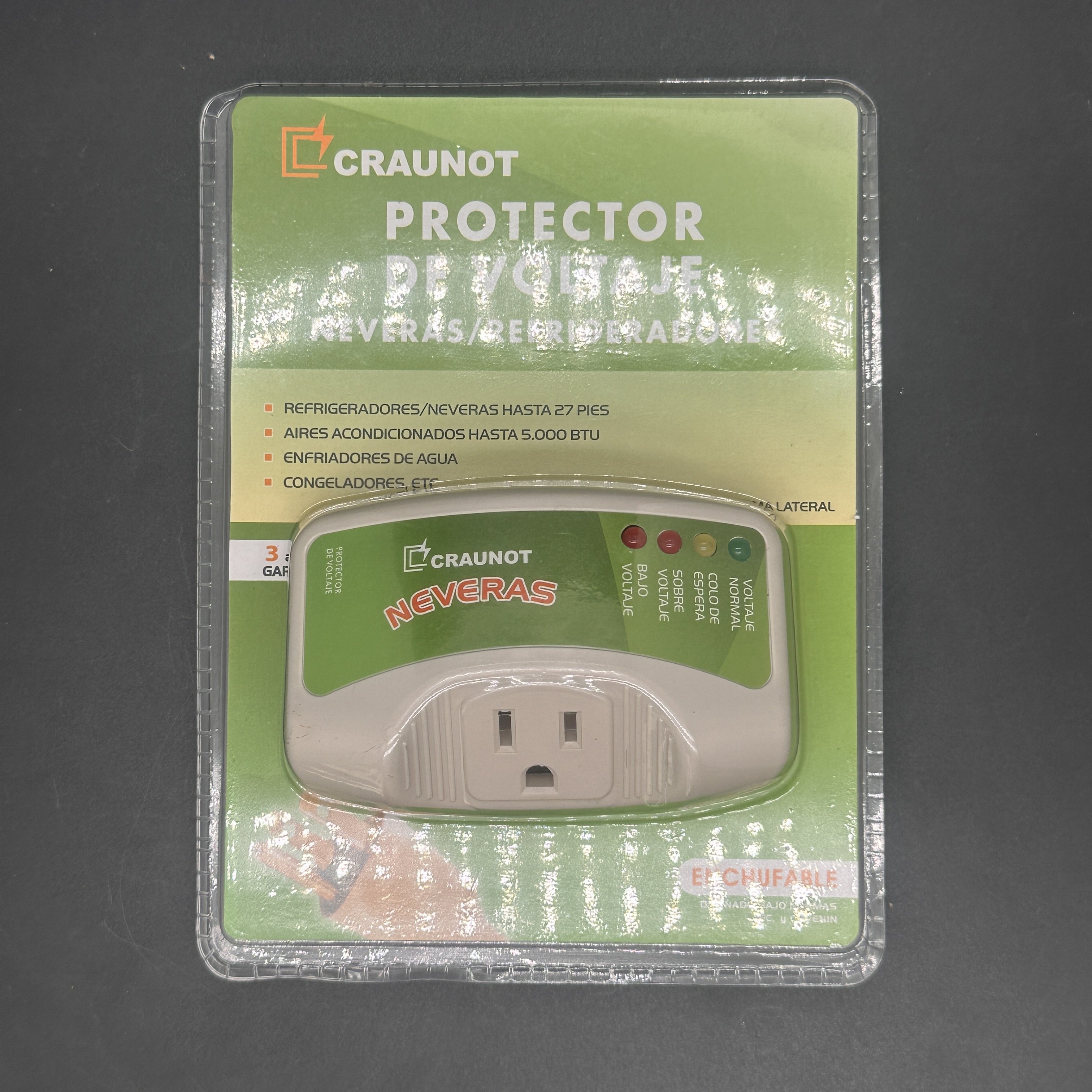 Professional foreign trade South America home appliance protector plug socket beige blister packaging