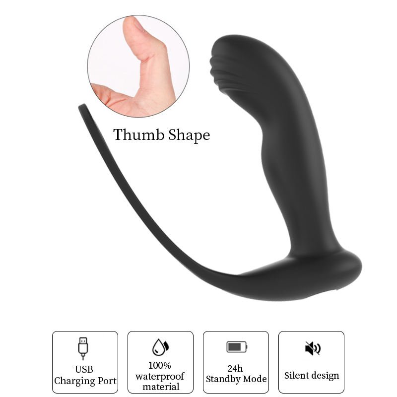 Anal plug anal male Vibrating prostate massager wearable stimulator prostate massage machine cock rings for men