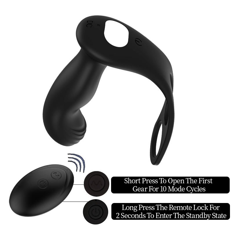 Anal plug anal male Vibrating prostate massager wearable stimulator prostate massage machine cock rings for men