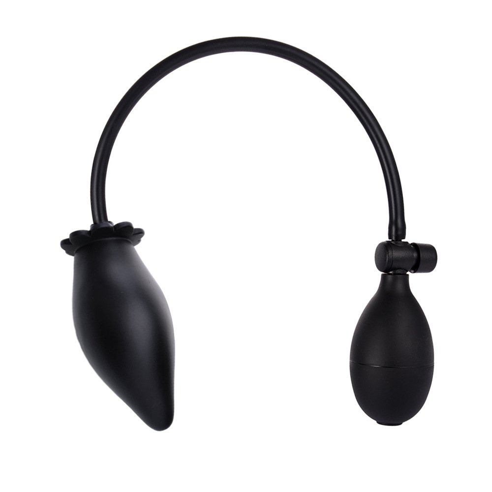 Inflatable Penis Anal Plug Expansion Negative Pressure Air Pump Inflatable Anal Toys Butt Plug