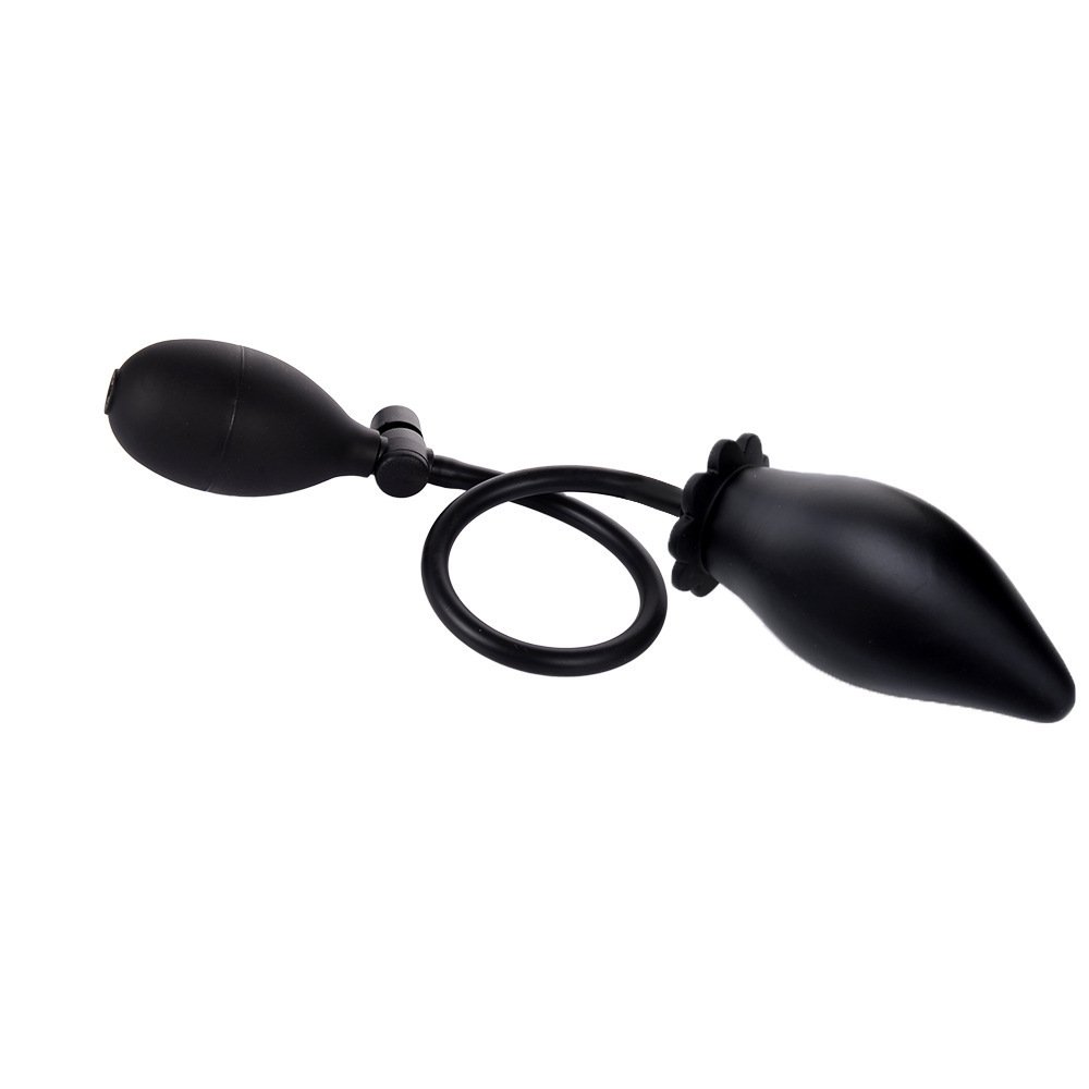 Inflatable Penis Anal Plug Expansion Negative Pressure Air Pump Inflatable Anal Toys Butt Plug