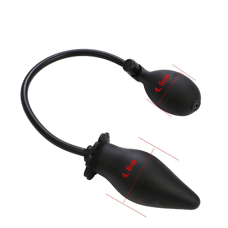 Inflatable Penis Anal Plug Expansion Negative Pressure Air Pump Inflatable Anal Toys Butt Plug