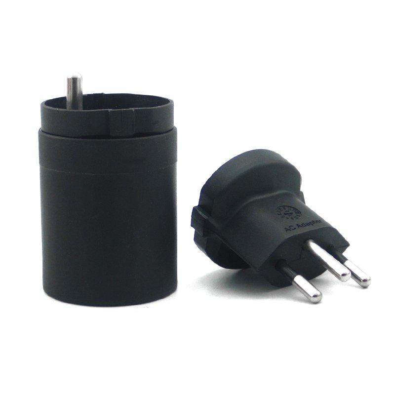 LEISHEN SP-20 swiss self locking adapter Schuko socket France to swiss switzerland adapter Plug adapter