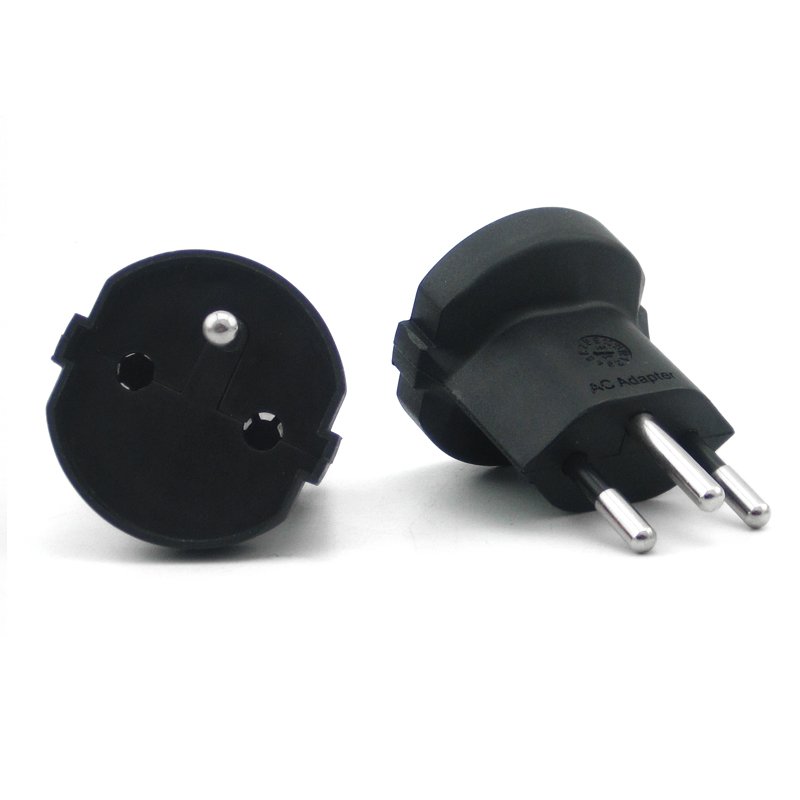 LEISHEN SP-20 swiss self locking adapter Schuko socket France to swiss switzerland adapter Plug adapter