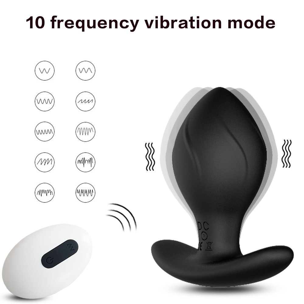 Hot Sale Hot Sale Silicone Anal Plug Vibrator With Wireless Remote Control Anal Sex Toys Butt Plugs For Male Masturbate