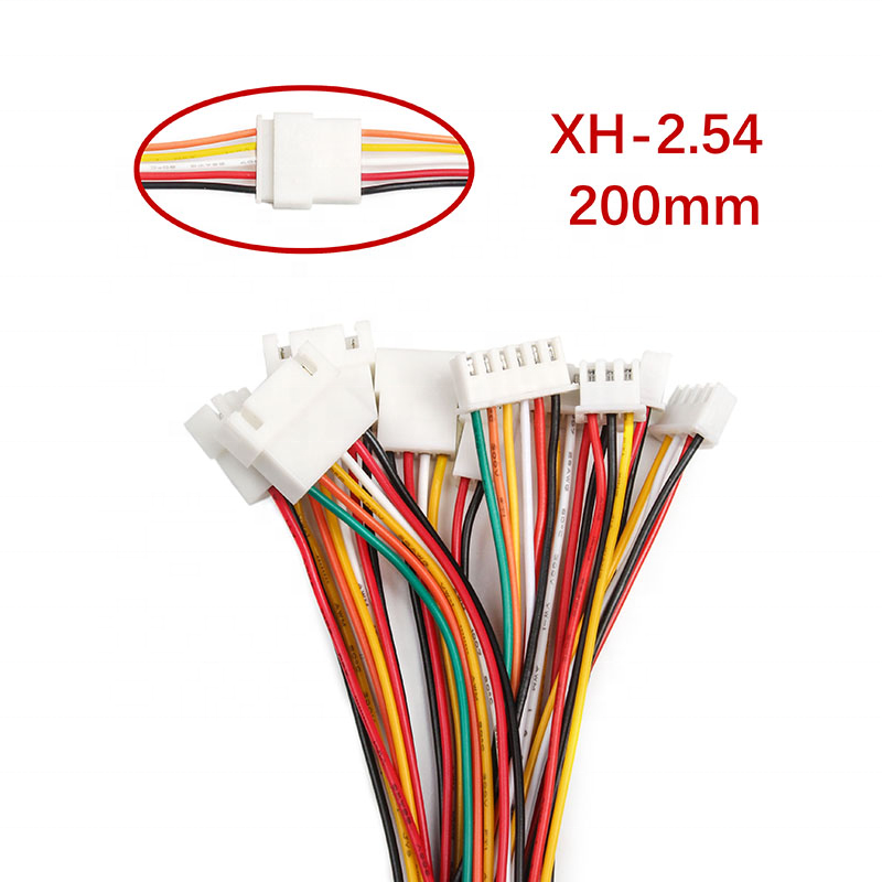 JST XH2.54 2/3/4/5/6 Pin Pitch 2.54mm Wire Cable Connector XH Plug Male & Female Battery Charging Cable 200MM Length 24AWG