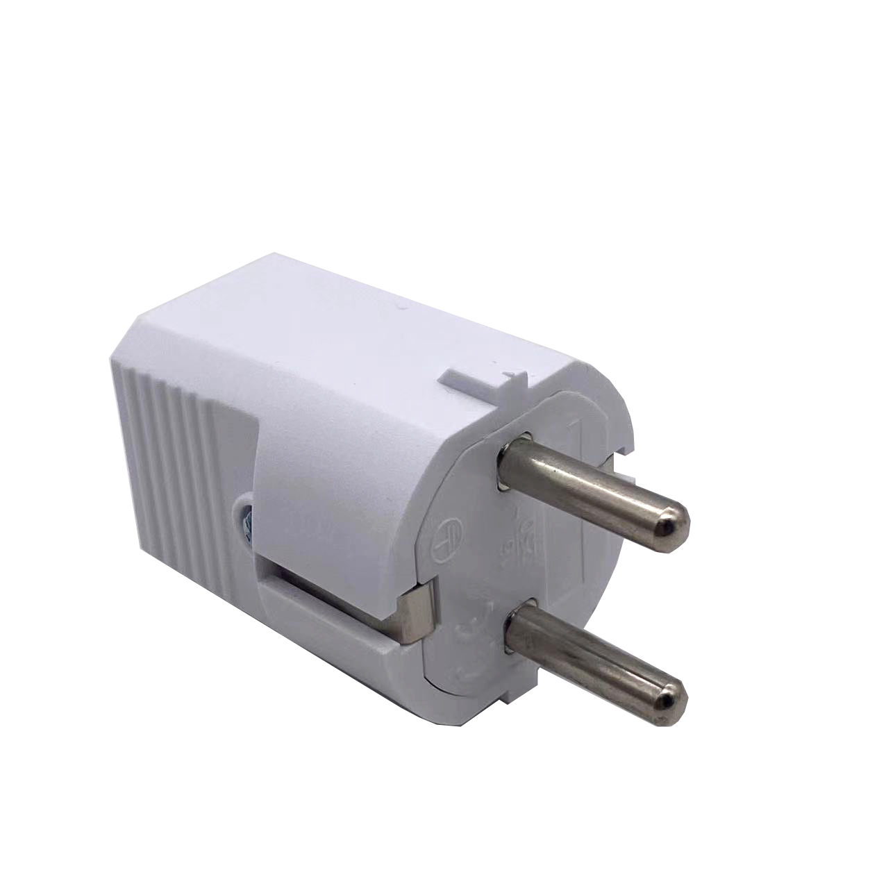 Germany European Standard Plug 220V 2P+T with Grounding 250V 16A White Male Electrical Power Schuko European Rewireable Plug