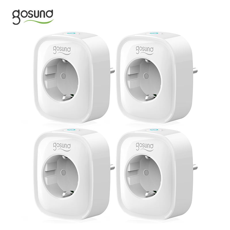EU Type Plug 16A Housing Socket Tuya App Wifi Smart Plug Socket Support Alexa Tuya Tmall Genie Voice Control