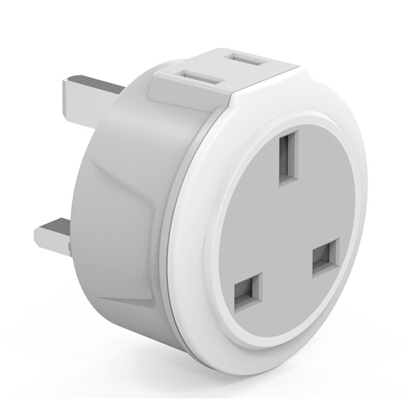 British Standard UK Plug Conversion for Travel English to European (German) Plug Adaptation