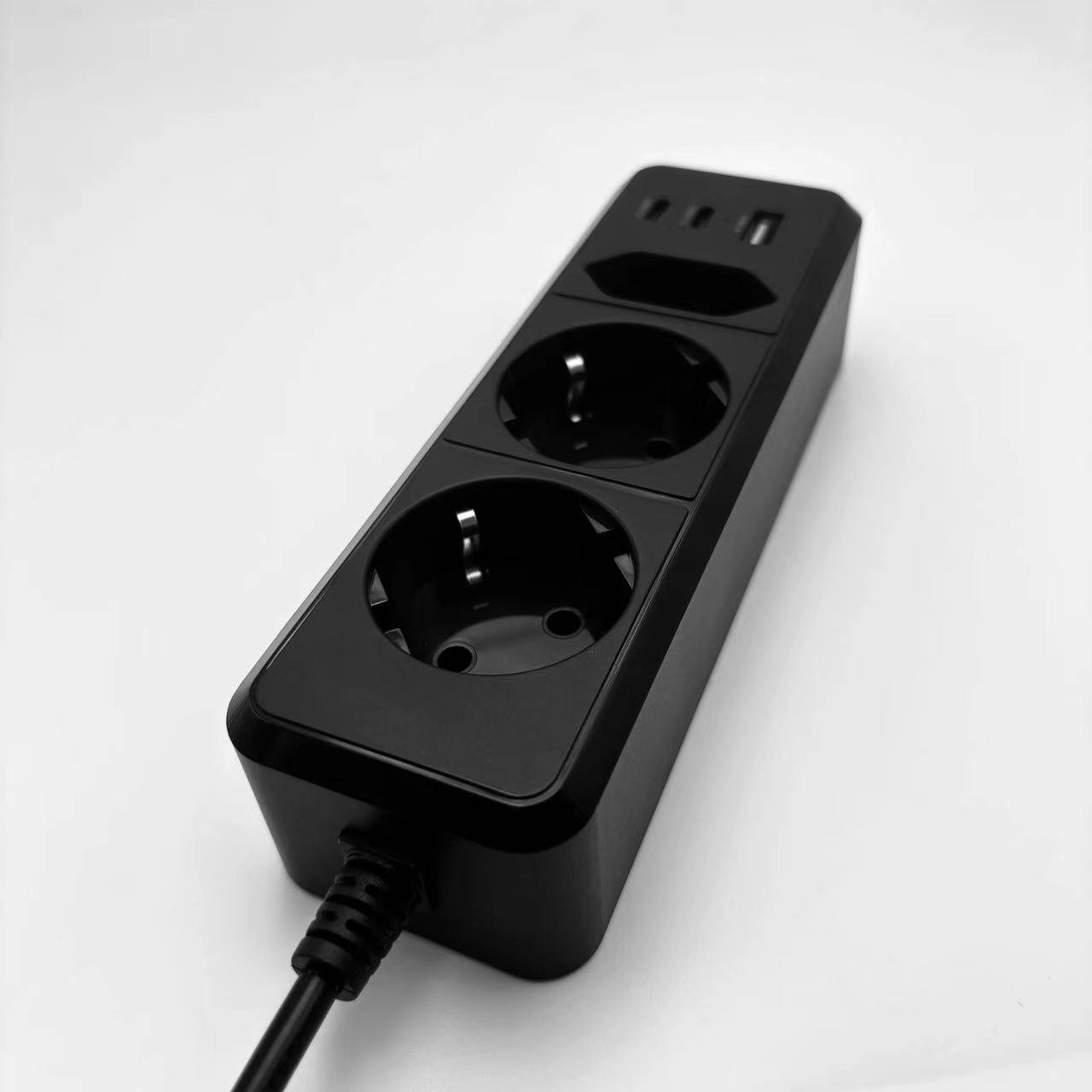 EU plug power strip with 3 ac outlets 3 usb multiple socket with 3 usb built-in cube socket power strip socket power extension