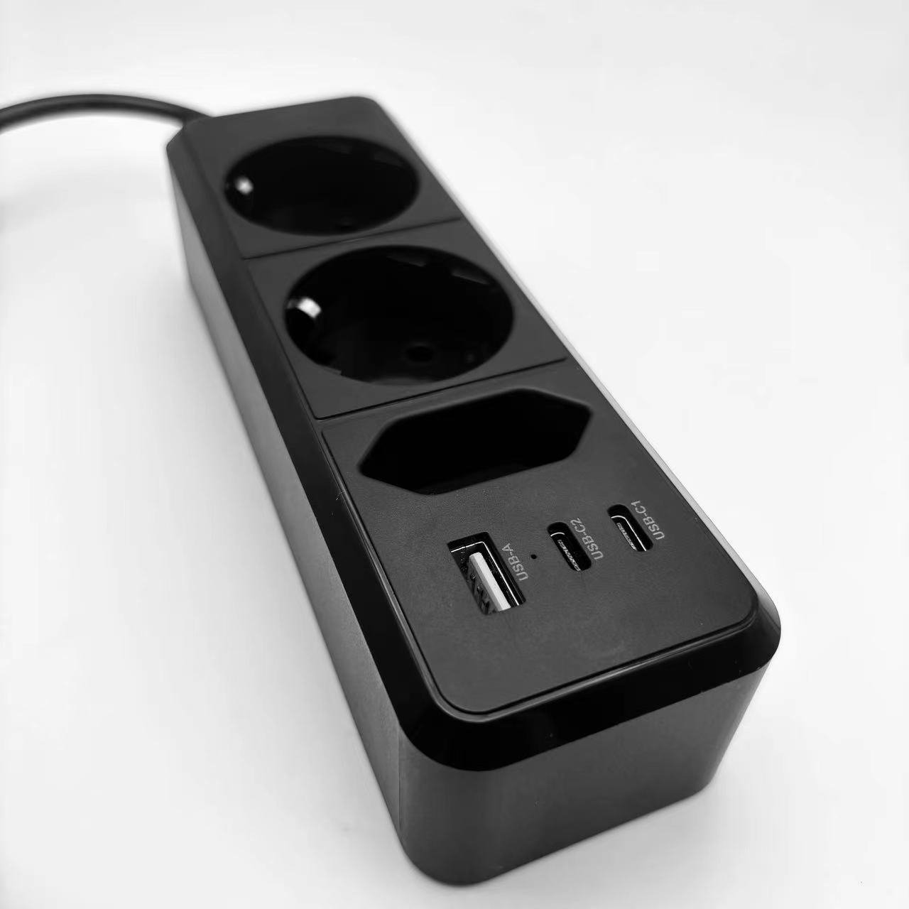 EU plug power strip with 3 ac outlets 3 usb multiple socket with 3 usb built-in cube socket power strip socket power extension