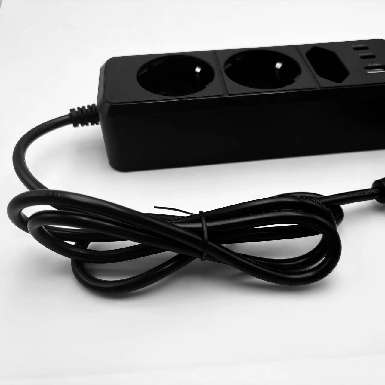 EU plug power strip with 3 ac outlets 3 usb multiple socket with 3 usb built-in cube socket power strip socket power extension