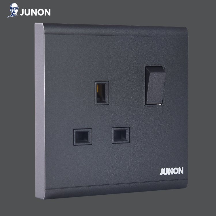 JUNON 1 GANG 13A DP SWITCHED PLUG SOCKET plug sockets with switch