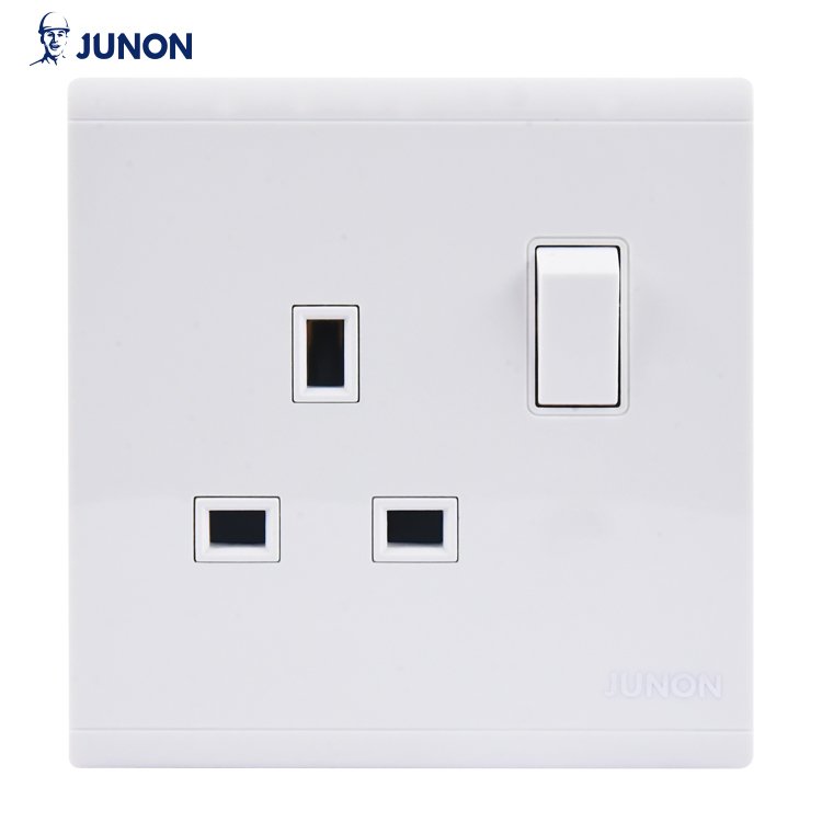 JUNON 1 GANG 13A DP SWITCHED PLUG SOCKET plug sockets with switch