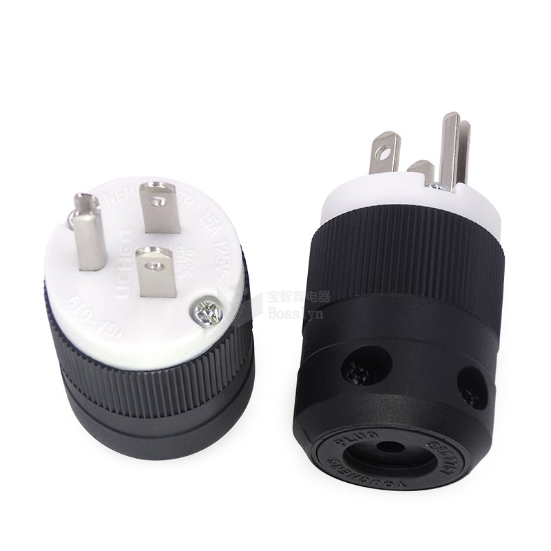 Heavy Duty USA Rewireable Plug NEMA 5-15P America Power Supply