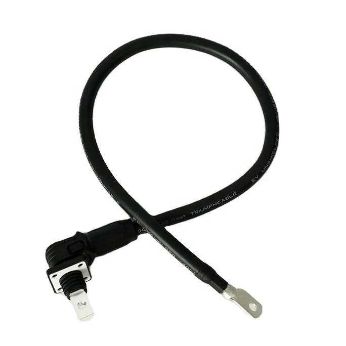 High Voltage Energy Storage Connector Right Angle Plug 6MM 120A For Electric Energy Storage
