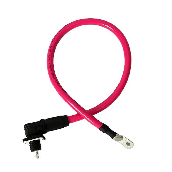 High Voltage Energy Storage Connector Right Angle Plug 6MM 120A For Electric Energy Storage