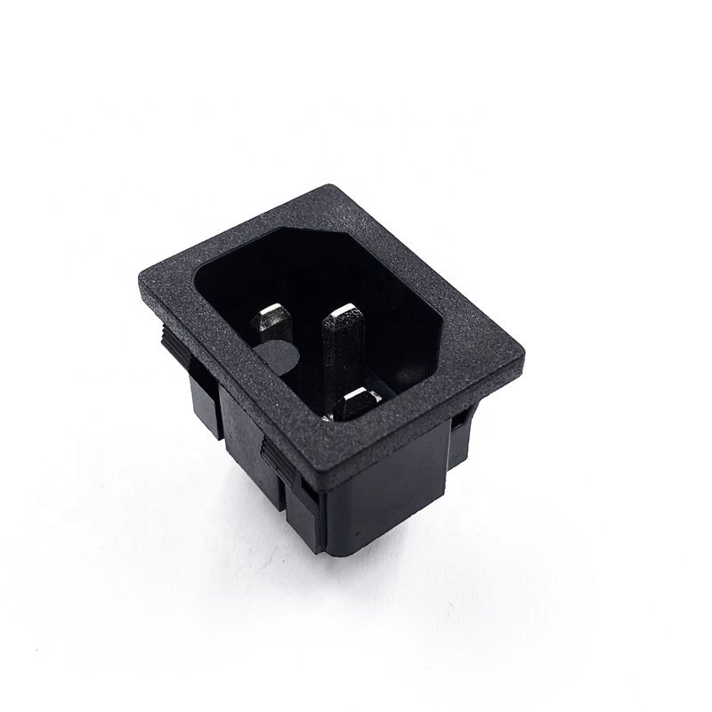 3-pin IEC320 C16 input module plug male power socket 15A 250V for laboratory equipment