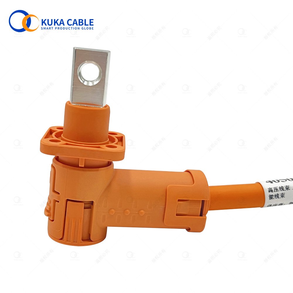 High Current 100A Energy Storage Connector 1000V DC Power BMS Cable Plug and Panel Mount Socket for ESS