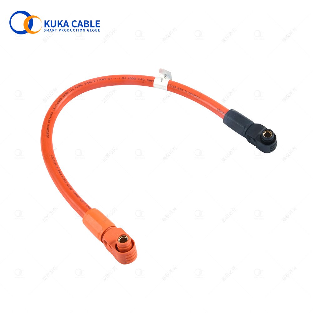 High Current 100A Energy Storage Connector 1000V DC Power BMS Cable Plug and Panel Mount Socket for ESS