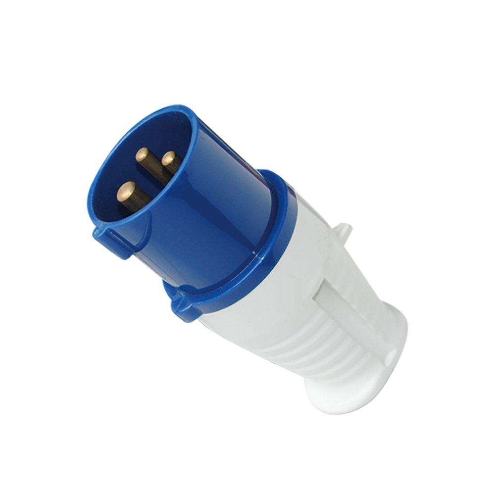 ZNPON 16A 240V 2P+E male and female industrial plug and socket S1234 with led