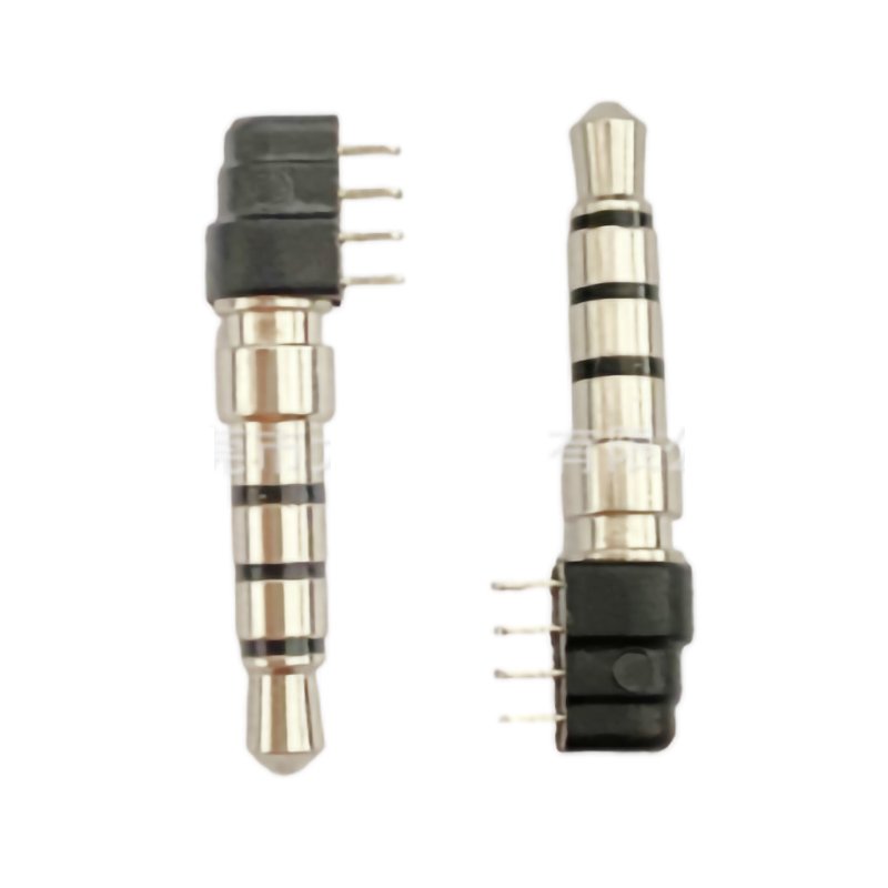 Hot Selling Earphone Application 3.5mm 4 Pole PCB Mount Male Plug Audio Connector Jack For POS System