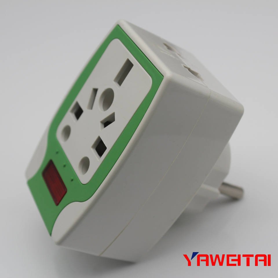 Multifunctional 110v-250v 16a 4.8mm Multi-fuction Transfer Plug Electrical Adaptor