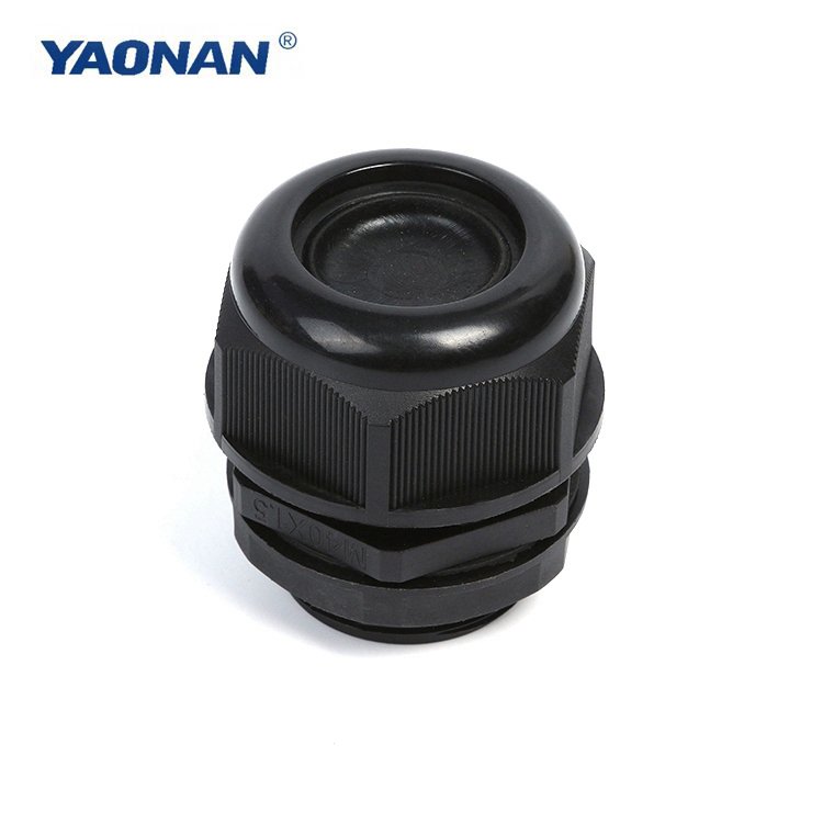 Black Split Cable Gland Ip68/ Blind Plug For Cable Gland Connector