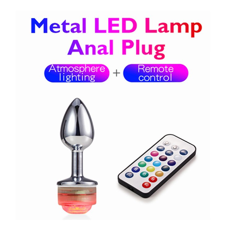 Flashing Light Anal Butt Plug Led Anal Plug Light Led Butt Plug