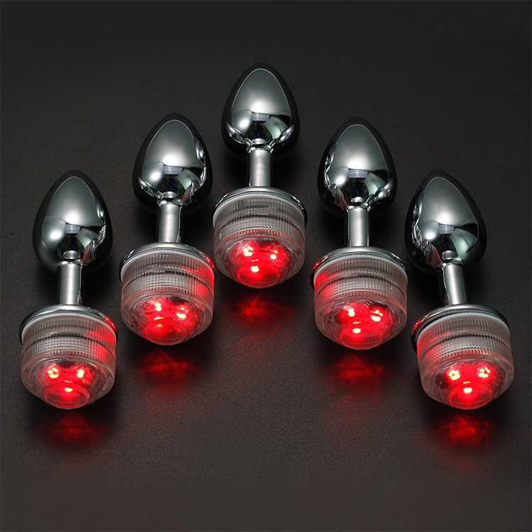 Flashing Light Anal Butt Plug Led Anal Plug Light Led Butt Plug