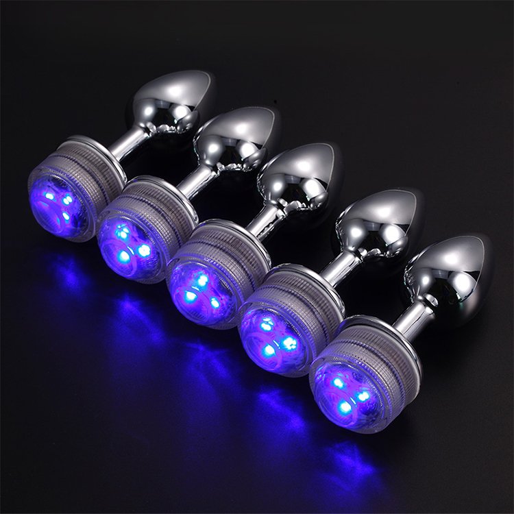 Flashing Light Anal Butt Plug Led Anal Plug Light Led Butt Plug