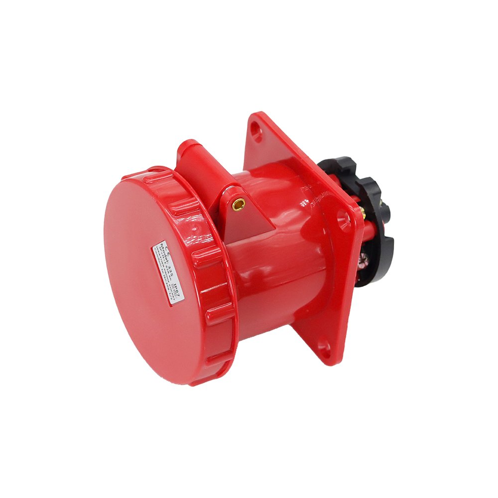 IP44 Industrial Plug And Socket 220V 16A 3 Pin Male And Female Connector Waterproof Electrical Green Technology Blue Model