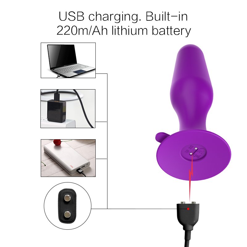 Anal Plug G Point Massager Anal Masturbation Sex Products Dildo Vibrator Stimulator Butt Plug Sex Toys for Women Men and Gay