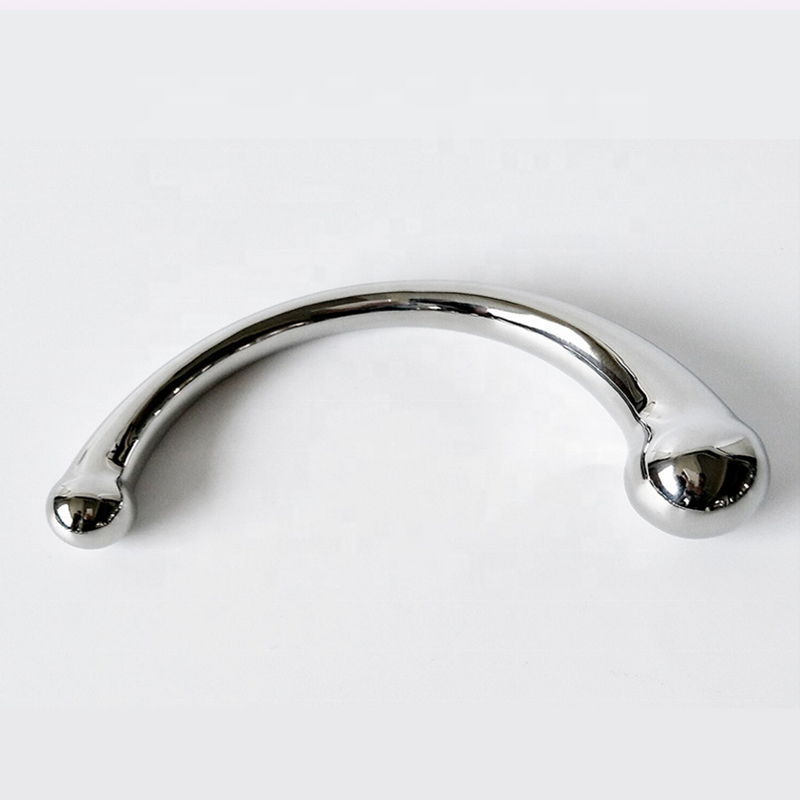Stainless Steel G-Spot Wand Massage Stick Pure Metal Penis P-Spot Stimulation Anal Plug Dildo