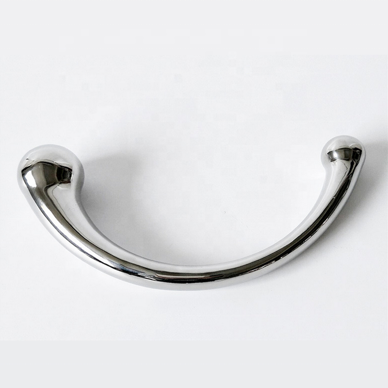 Stainless Steel G-Spot Wand Massage Stick Pure Metal Penis P-Spot Stimulation Anal Plug Dildo