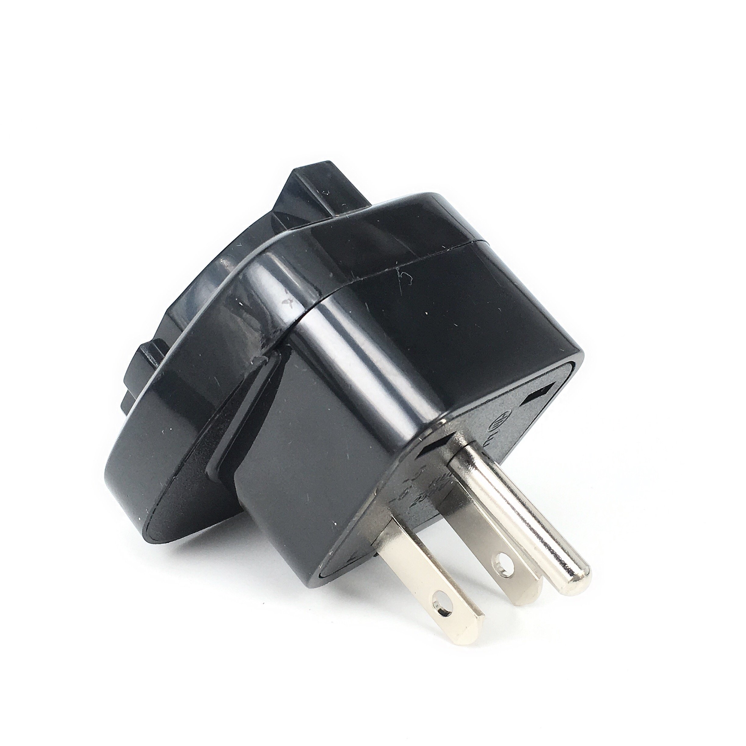 Germany to usa adapter plug travel adapter plug CE EU US schuko to type A wall socket 10A with safety door