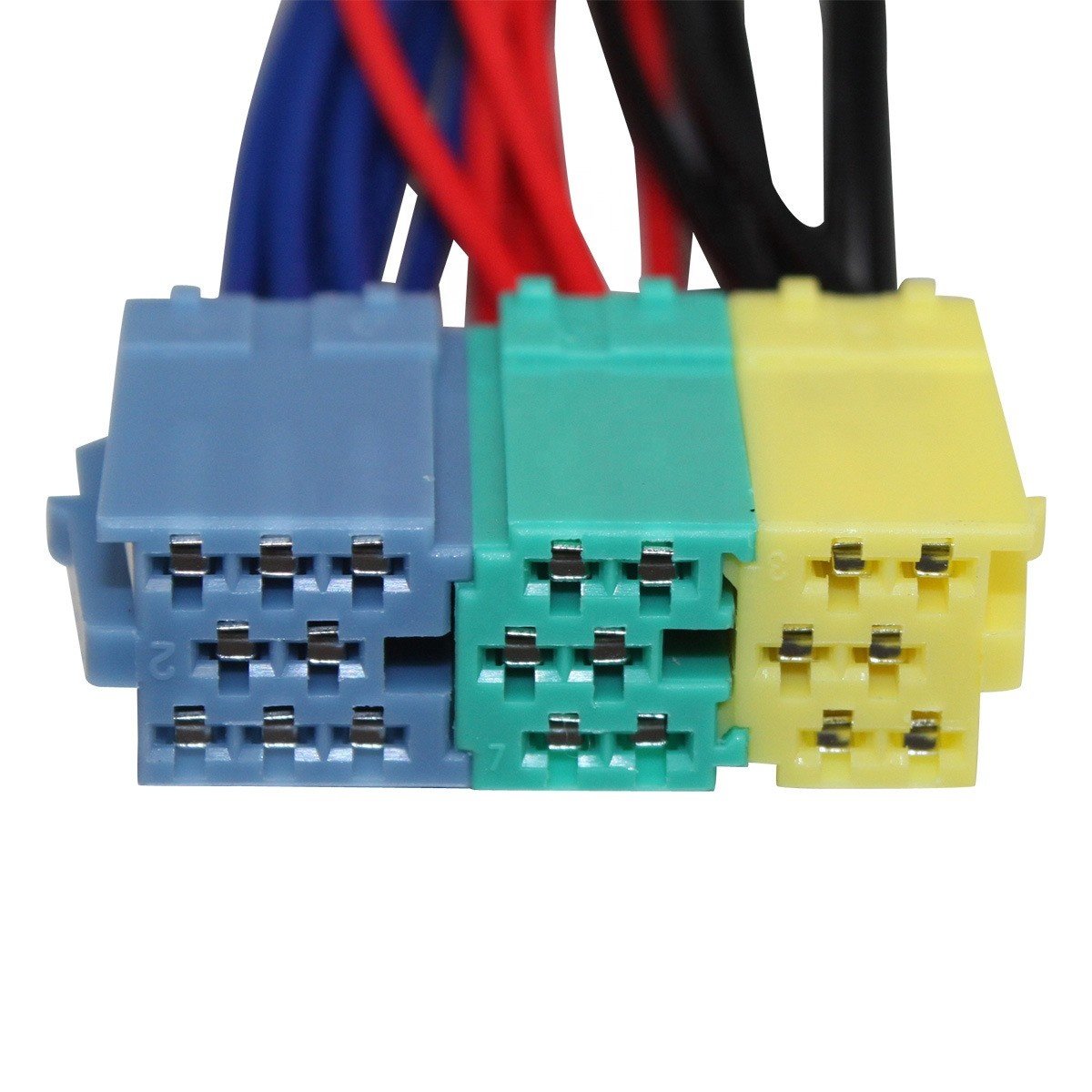 aftermarket radio wiring harness with OEM plug car stereo wiring harness for Audi Volkswagen