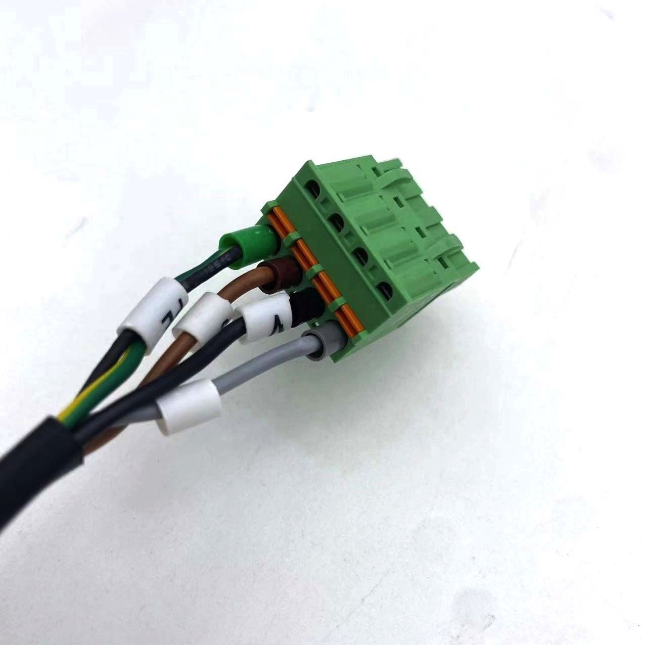 3.96 mm Pitch Terminal Wire Base Plate Fixed Plug-In Green 3.96 Spacing Phoenix Terminal With Ear Lamp Head Wire