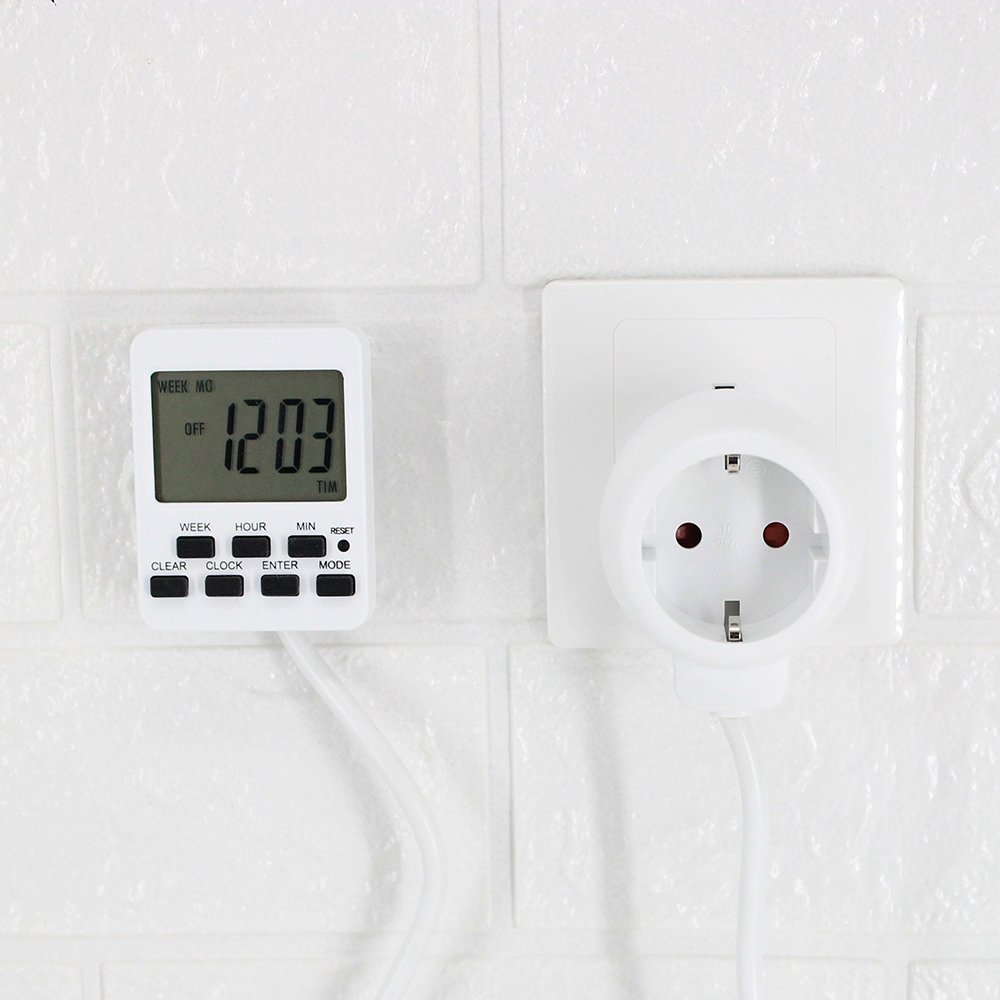 Digital Home Appliance Outlet Countdown Timer Programmable Timer Plug Socket