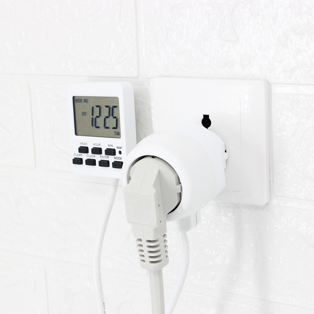 Digital Home Appliance Outlet Countdown Timer Programmable Timer Plug Socket
