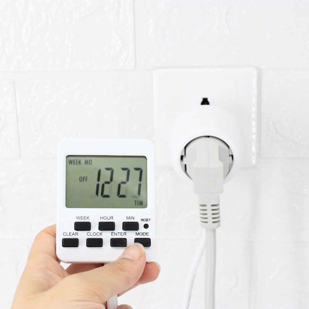 Digital Home Appliance Outlet Countdown Timer Programmable Timer Plug Socket