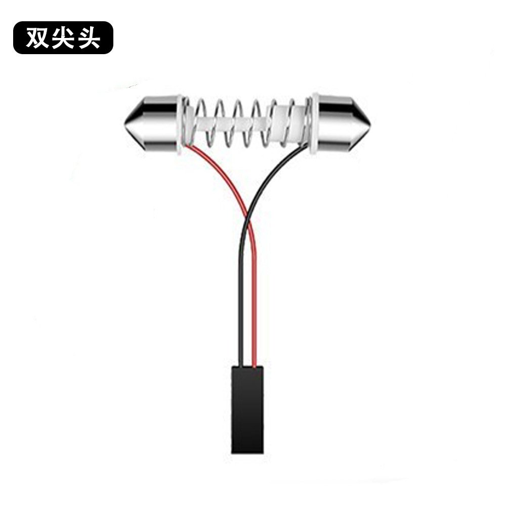 A80 Car LED indoor light reading light accessories plug spring double tip