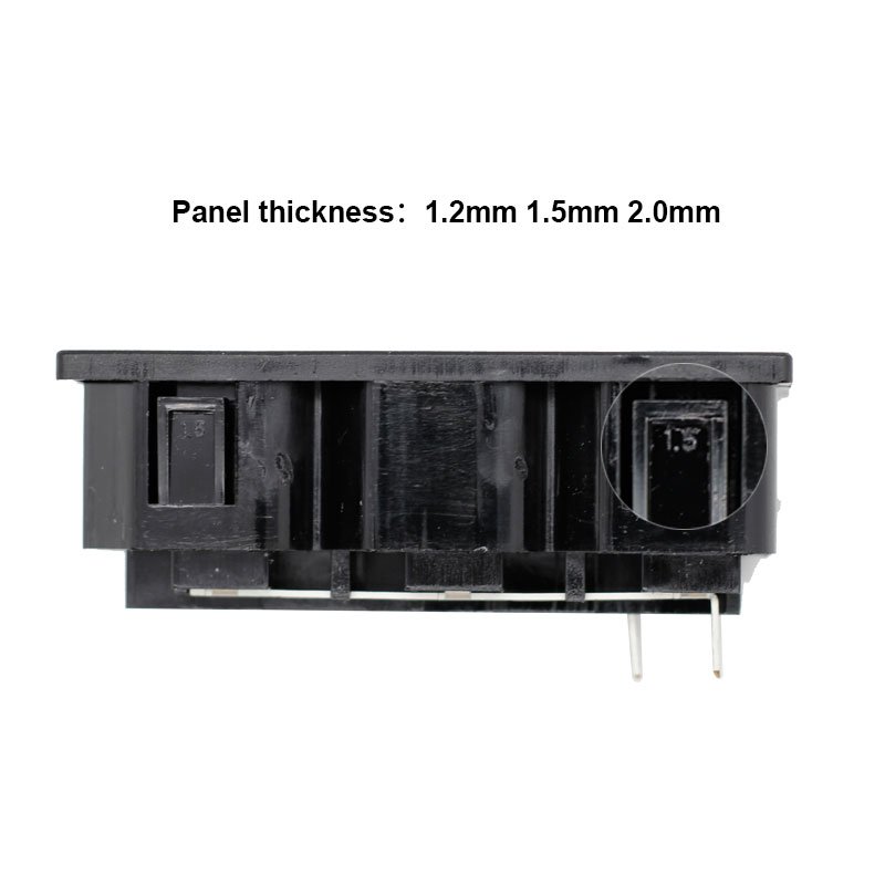 IEC 60320 C13 Snap-in universal wall socket for UPS PDU multiple power AC inlet outlet plug connector