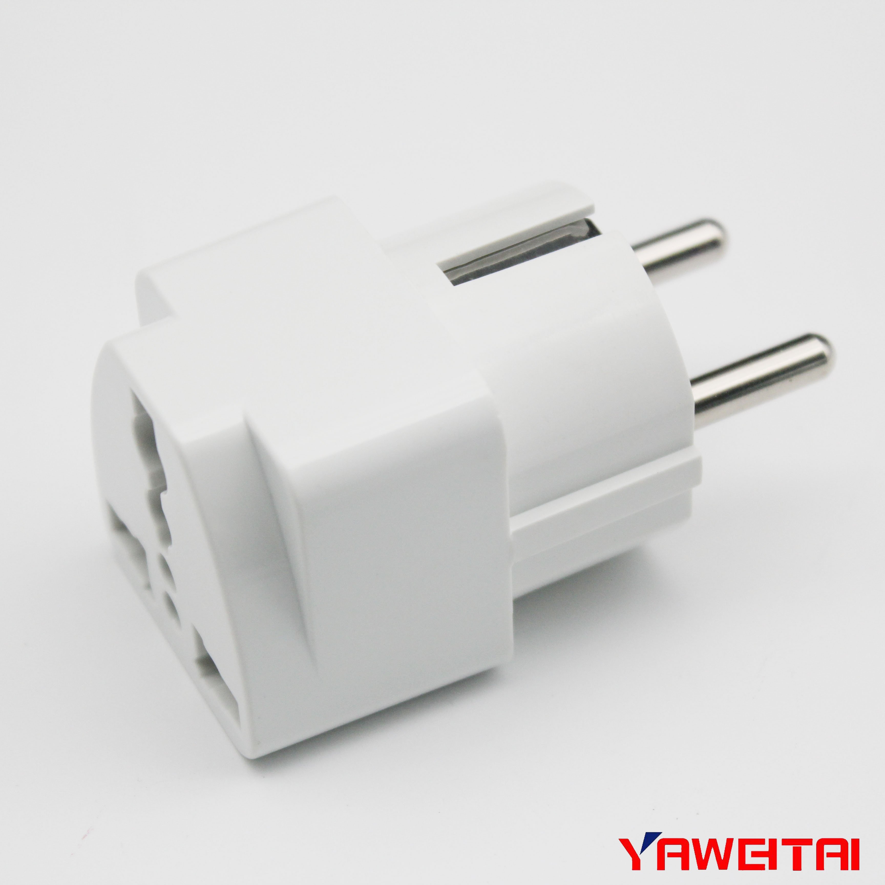 10A Universal Travel Adapter European ABS Electrical Plug Brass Travel Adapter
