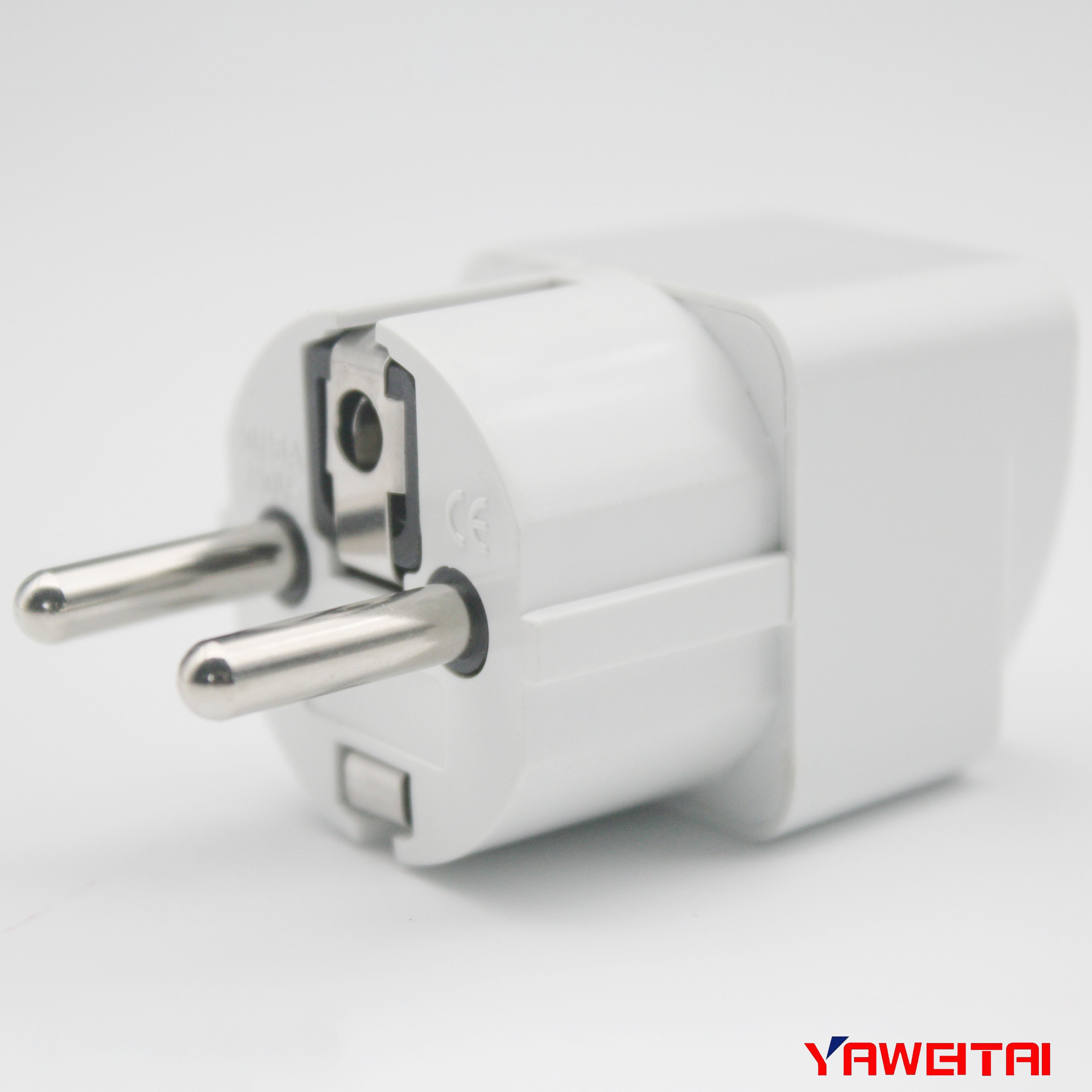 10A Universal Travel Adapter European ABS Electrical Plug Brass Travel Adapter