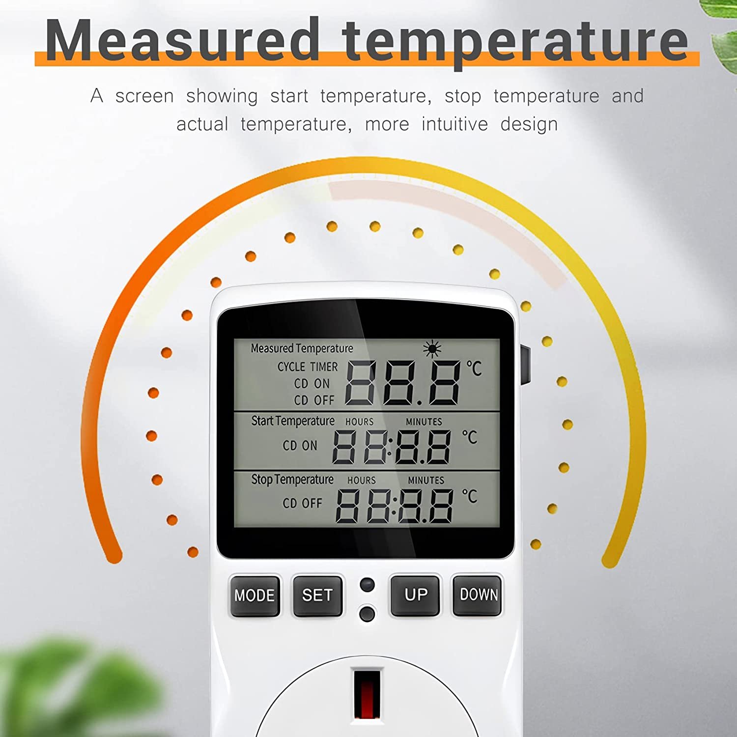 Digital Thermostat Plug socket US/AU/UK/EU 13A Electrical Timer Socket With Temperature Controller