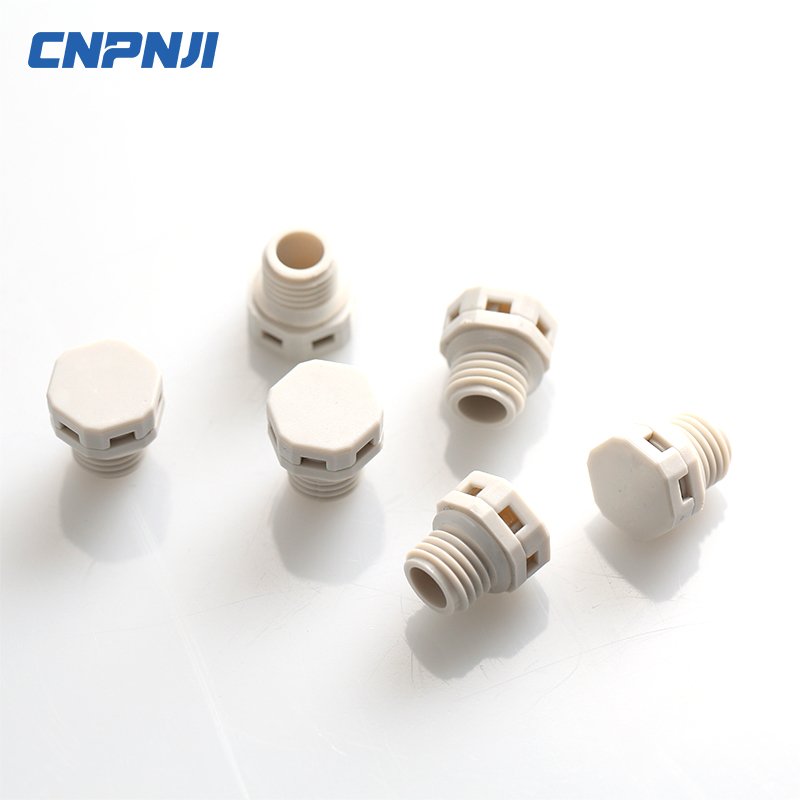 M12 Plastic Screw Air Vent Led Light Breather Valves Breathable Pressure Relief Lighting Vent Plug Waterproof IP 68 Hydraulic