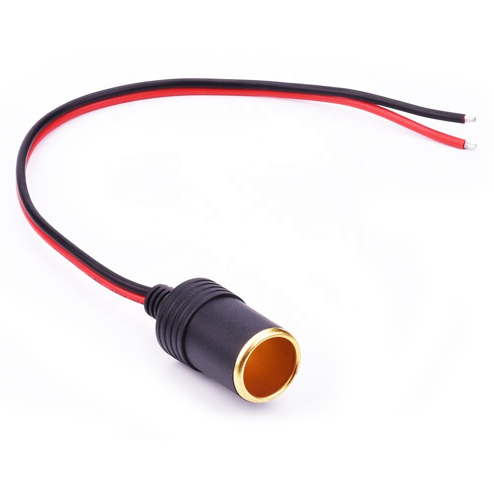 Wintai-Tech 12V 24v 1.5 square meters high Power Cigarette Lighter Female Socket Cable Plug Adapter